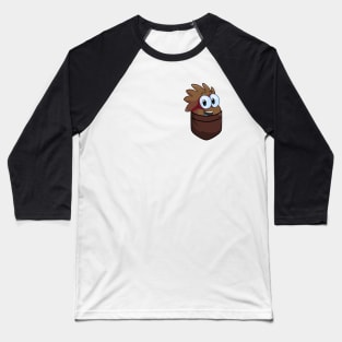 Brown Puffle Baseball T-Shirt